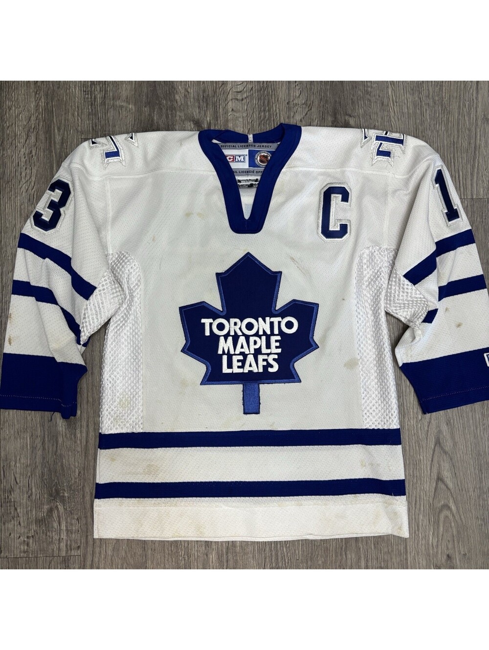 Vintage Toronto Maple Leafs Mats Sundin #13 NHL Hockey Jersey BOYS Small/ Medium